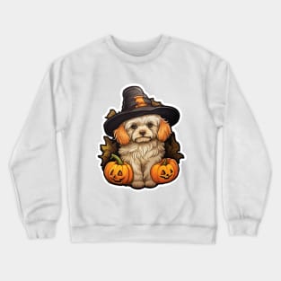 Halloween puppy Dog Pumpkins Crewneck Sweatshirt